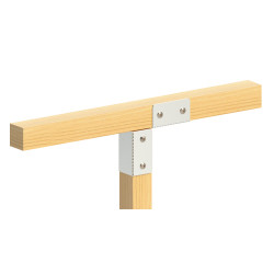 Spojka na hranol 80 x 80 mm, pozinkovaná oceľ Spojka na hranol 80 x 80 mm, pozinkovaná oceľ